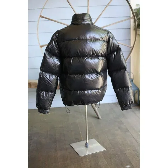 $1,790 Moncler Ever Puffer Down Jacket Nylon Black Size 1/Small MINT